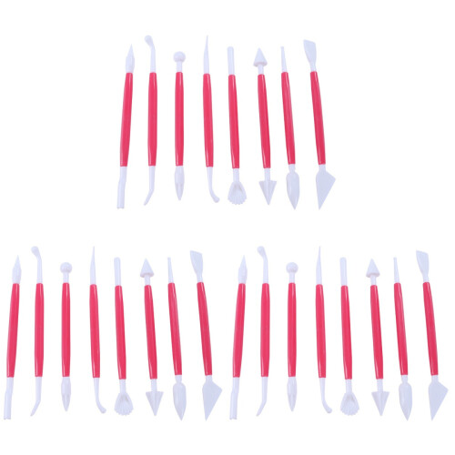 24Pcs Multi Sculpture Pens Cake Decorating Tools for Sugar Craft Icing 2