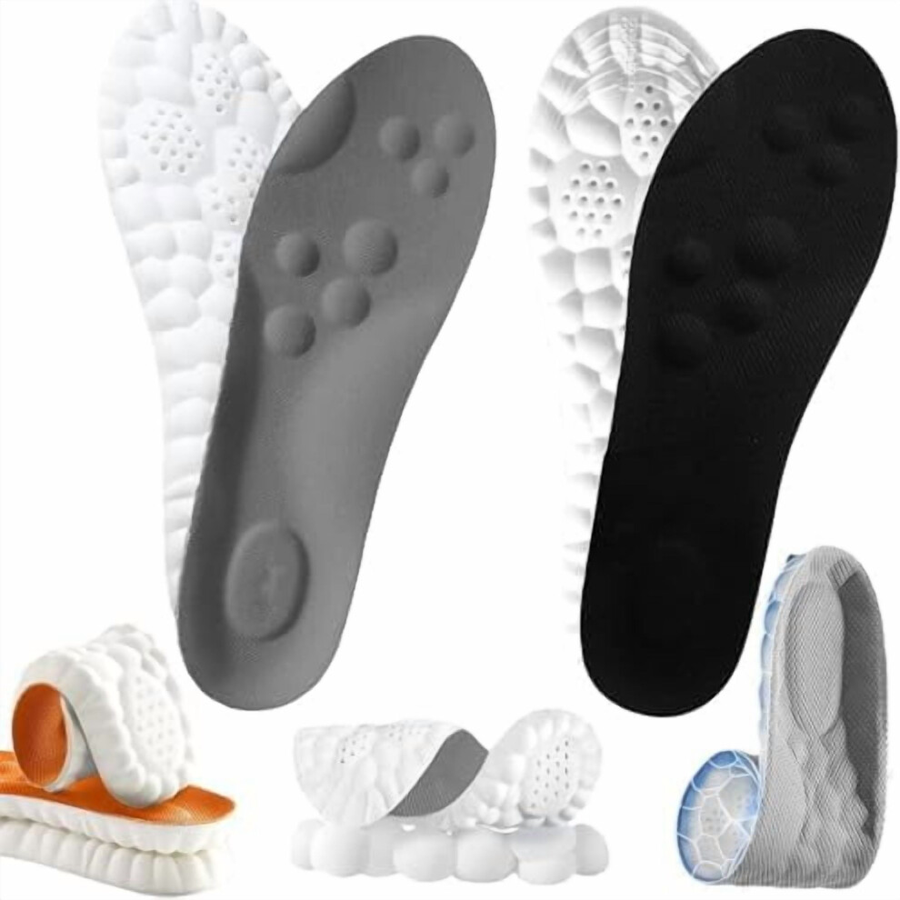 Steppers Insoles for Men & Women â Massage, Memory Foam, Arch Support, Trim-to-Fit, Compatible with Most Shoes