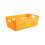 Small Desktop Storage Basket, Plastic Organizer Bin with Handles – Stackable for Remote Controls, Office, Kitchen & Bathroom (Compatible with 1