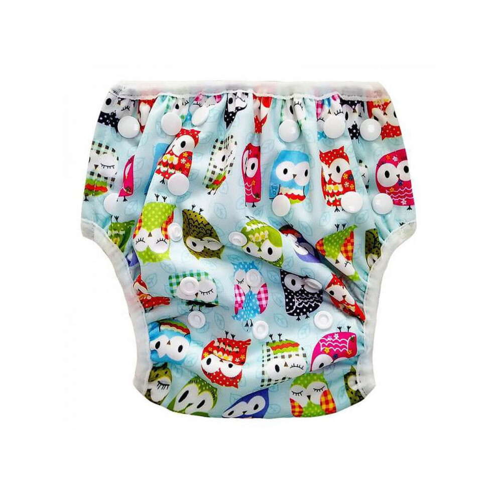 Reusable absorbent swim diaper for babies and toddlers
