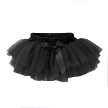 Toddler Girls Tulle Tutu Skirt – Soft, Fluffy, Bowknot Patchwork Party Dress for 6–12 Months