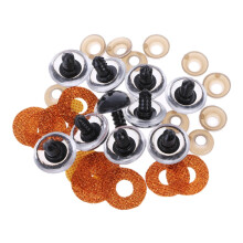 16 20 24mm 10pcs Shinning Plastic Doll Eyes Craft Eyes DIY For Plush Bear Stuffed Toys Animal Puppet Dolls