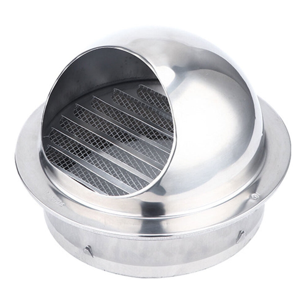 Dryer Hose Vent Exhaust Cap Ventilation Grill 14X14x4.4cm Silver 9353595658790