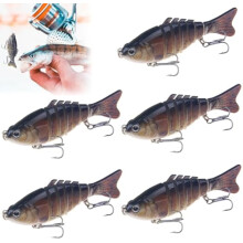 5PCS Robotic Fishing Lure, 3D Swimming Bait for Freshwater & Saltwater – Compatible with Trout, Bass – for Beginners to Pros