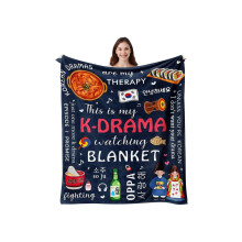 Presentes de Dramas Coreanos: Cobertor de Flanela Ultramacio e Quente de 127 x 152 cm, Produtos de Kpop e Kdrama para Mulheres, Homens e