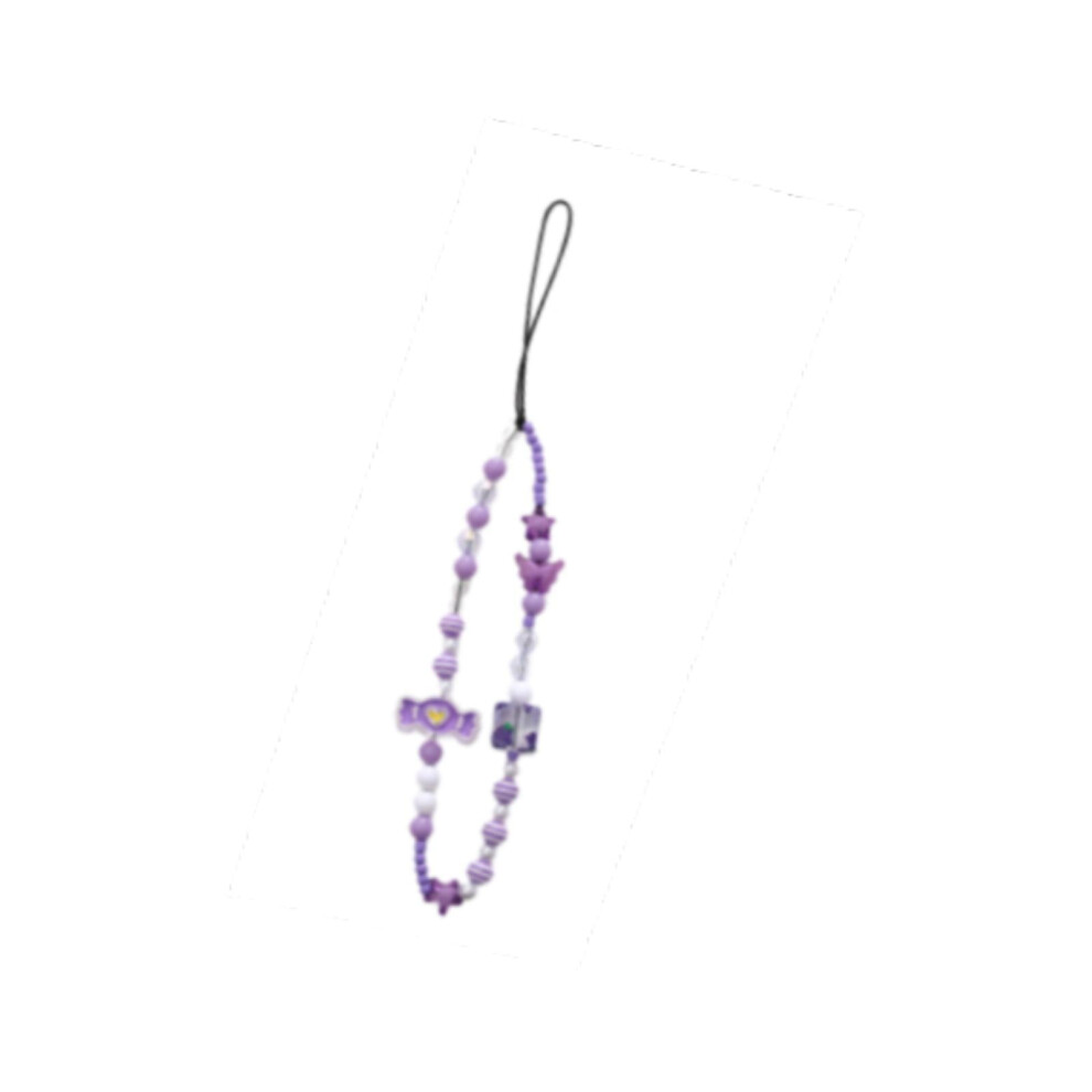 Mobile Phone Charm Lanyard,Phone Chain String,Phone Case Accessories, Phone Charms Beaded Lanyard Universal For Women Girls A 9353595657410