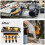 (Type A Complete Set) Wall Mount Screwdriver Organizer for Cordless Drill 7