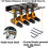 (Type A Complete Set) Wall Mount Screwdriver Organizer for Cordless Drill 8