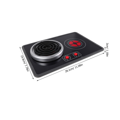 2Sets Durable Plastic Kids Kitchen Toy Accessories Pretend Play Stove 1