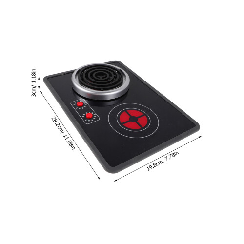 2Sets Durable Plastic Kids Kitchen Toy Accessories Pretend Play Stove 2