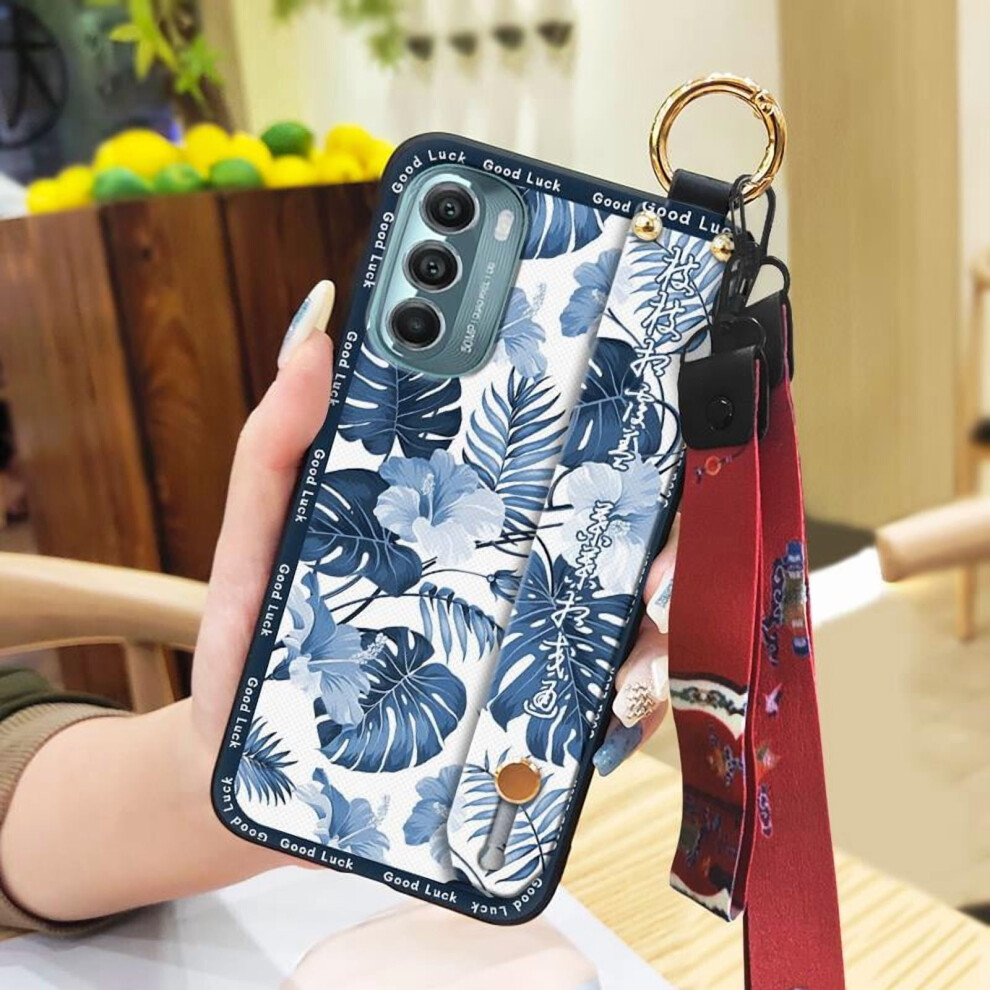 Moto G Stylus 5G 2022 Phone Case Â Anti-Dust, Waterproof, Silicone Kickstand With Wrist Strap & Lanyard, Chinese Style 9353595661271