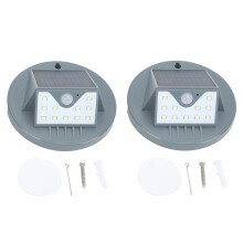 Waterproof Wall Light, Outdoor Solar Lights With Garden Light Features, Energy Saving Solid Hard Plastic Motion Sensor Sconce For Advanced