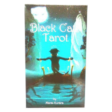 (Black Cats Tarot Cards)Tarot Deck Card Oracle Board Game Party Lantern Arthurian Goddess Herbal Waite
