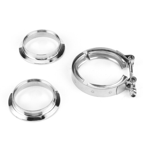 High Performance V Band Clamp Engine Components Turbo Exhaust System Durable Rust Resistant Stainless Steel Construction Intercooler Systems Quick 2