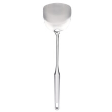 Dishwasher Safe Kitchenware, Stainless Steel Wok Spatula for Unmatched Cooking Performance, Heat Resistant, Non-Slip Long Handle, Wide Metal Turner,
