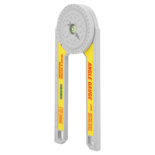 Construction Protractor Miter Saw Protractor with Metric and British Scale360Degree Rotation High Precision Aluminum Protractor for Angle 2