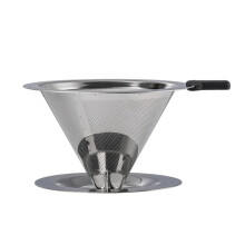 Easy To Clean Dripper, Stainless Steel Coffee Filter, For A Hassle-Free Coffee Brewing Experience, Reusable Mesh Filter Ensures A Rich And Flavorful