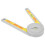 Angle Finder Tool Miter Saw Protractor with Inside Outside Measuring Engineering Plastic Body Foldable Design Horizontal Detection Liquid Tube for 5
