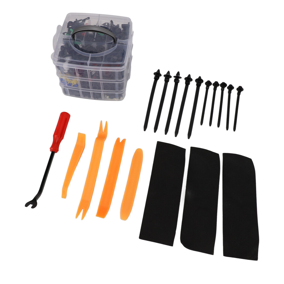925Pcs Car Body Retainer Clips Universal Fasteners Plastic Fixing Rivets 8401388754172