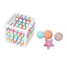 Children Sensory Shape Sorting Bin Toy - Multicolor Balls for Kids 3+