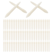 100Pcs Dualhead Fiber Marker Tips White Oilbased Ink for Office Use