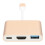 Multi Function USB C To HDMI Converter With Lightweight Design And Broad Compatibility For MacBook Pro iPad Pro Surface Laptop Chromebook Pixel 4