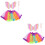 2Ensembles Costume Rose Ailes Baguette 5