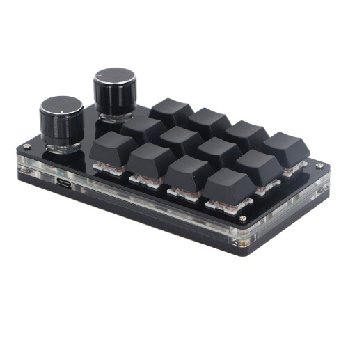 Macro Pad με κουμπί Ευρύ φάσμα εφαρμογών, Plug and Play Προγραμματιζόμενη συντόμευση 1
