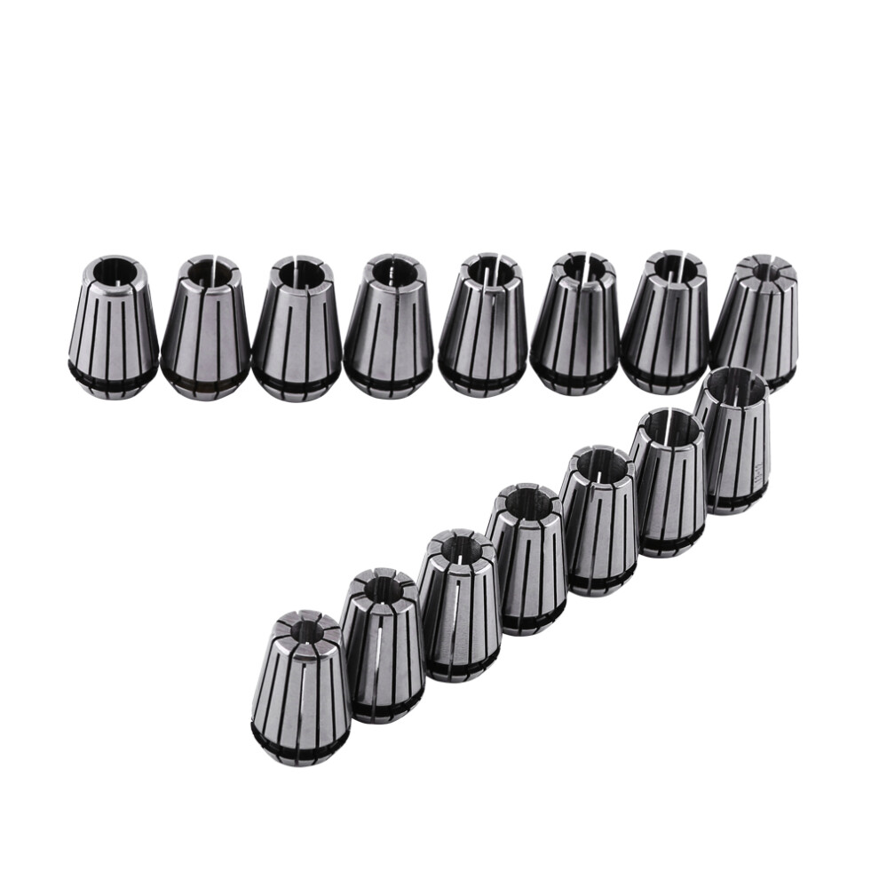 15Pcs Er20 Spring Collet Set For Cnc Milling & Engraving Machines 1Â13Mm Tool 8231389277277