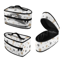 Borsa da viaggio per vaporizzatore con motivo a fiocchi di neve, leggera, universale per la maggior parte dei ferri da stiro, solo custodia