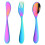 Kids Stainless Steel Cutlery Set Fork Spoon 3-Pc 1