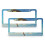 Tropical Palm Tree License Plate Cover Metal 2 pcs 1