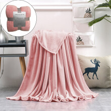 Fluffy Fleece Throw Blanket for Women – Soft, Warm & Lightweight (28x40"), Pink – Great for Christmas, Birthday Gifts