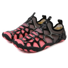 Willtoo Men's & Women's Water Shoes – Non-Slip, Breathable, Quick-Dry Aqua Shoes with Wide Toe Box for Surfing, Yoga, Beach Running – Red
