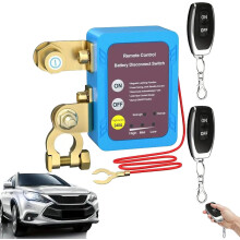 12V 240A távoli akkumulátor-leválasztó kapcsoló autó/teherautó/lakókocsi lopásgátló védelemhez – 12V-os rendszerekkel kompatibilis