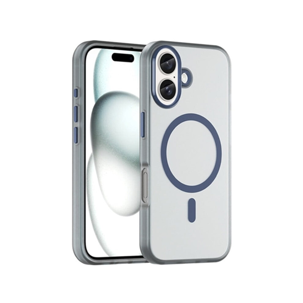 For Compatible With Iphone 16 Magsafe Frosted Translucent Tpu + Pc Full Coverage Phone Case 9340959409730