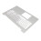 Engineering Plastic Laptop Replacement Cover, Palmrest Upper Case For Dell Inspiron Silver Easy To Install Solid Lightweight Laptop Case Premium ABS 4