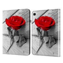 Capa para tablet compatível com Samsung Galaxy Tab A9 – Capa tipo carteira leve em couro PU/TPU com compartimentos para cartões e suporte para