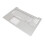 Engineering Plastic Laptop Replacement Cover, Palmrest Upper Case For Dell Inspiron Silver Easy To Install Solid Lightweight Laptop Case Premium ABS 8