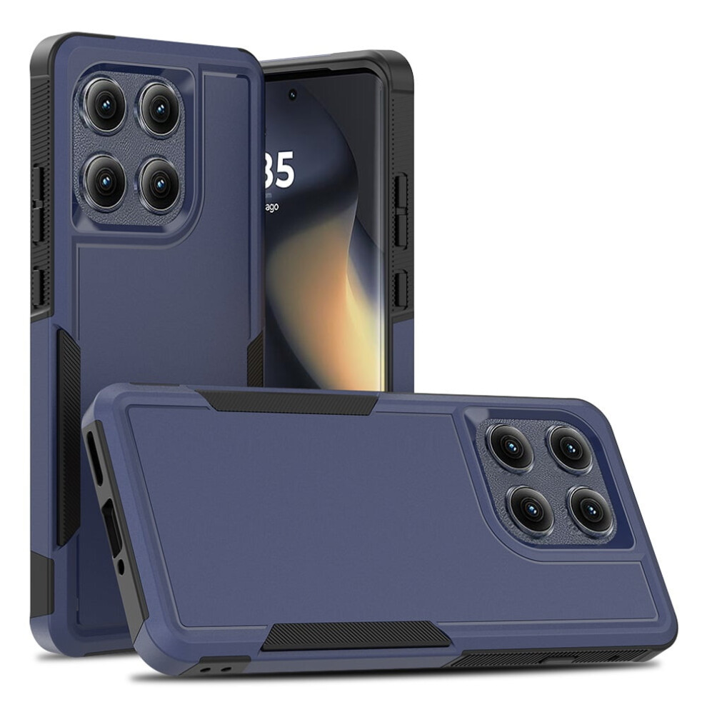 Defender Case For Motorola Moto Edge 2025 Â Heavy Duty 1-In-1 Rugged, Dustproof, Shockproof, Non-Slip Cover Blue 9340959410071