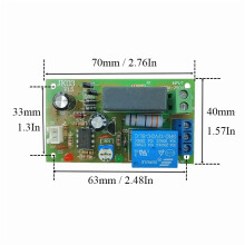 Állítható AC110V220V240V időzítő relé modul trigger késleltetés vezérlő kapcsoló 5S60S300S késleltetési időzítő záró kapcsolóval