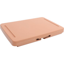 Folding Table Laptop Stand for Desk Bed Student Office Orange