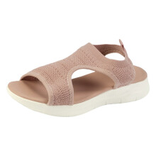 Sandálias femininas para caminhada, com suporte para o arco do pé, ortopédicas, confortáveis, para fascite plantar, não casuais, com bico