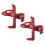 Bicycle Drink Holder Red Plastic 2 Pcs 1