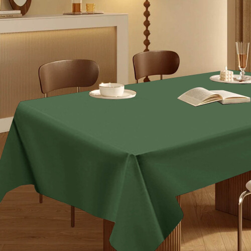 Nappe jetable en plastique – Vert foncé 137  183 cm