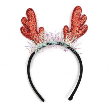Christmas Gift Headbands, Red Reindeer Antler Head Bopper, Head Topper for Christmas Parties Favors Supplies,Holiday Headbands Accessory