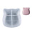 Kattformade bricka Silikonformar Resinformformar för smyckesfat, 1