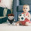 Plush Doll Black 10-inch Stuffed Animal Pillow 4