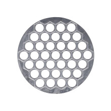 Moule à raviolis russes (37 trous) en alliage d'aluminium, outil de cuisine pour la fabrication de pelmenis.