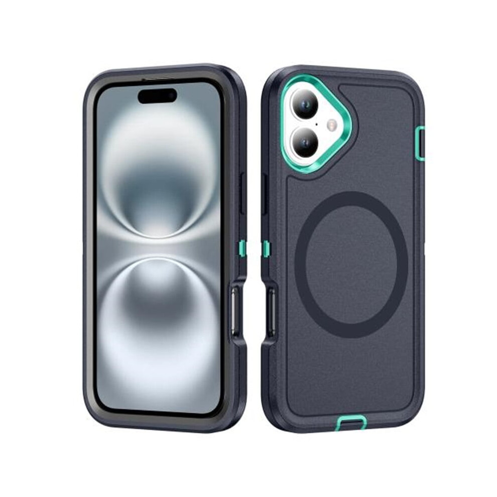 For Compatible With Iphone 16 Life Waterproof Rugged Magsafe Magnetic Phone Case,,For Compatible With Iphone 16 Green 9193271108962